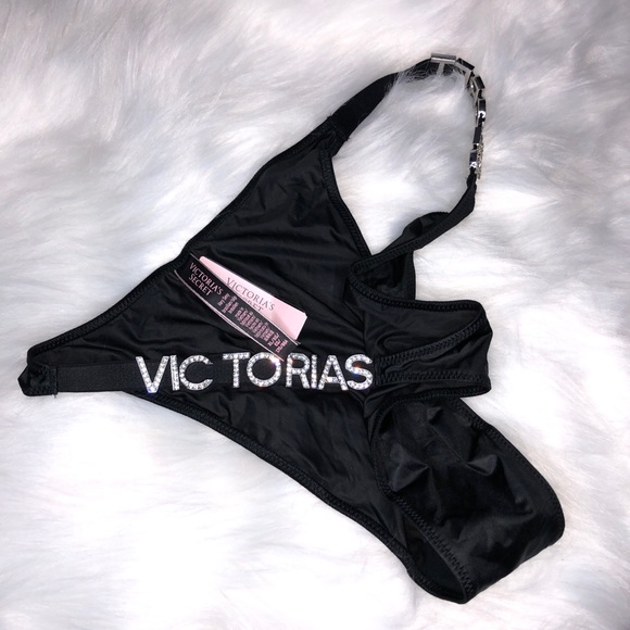 Victoriasecret CRYSTAL LOGO Pantie XL NWT - Picture 3 of 5